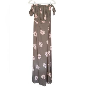 la lune plunged cross back maxi dress Shona Joy La Lune Plunged Cross Back Maxi Dress in Dark Green
